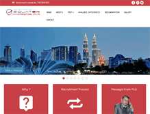 Tablet Screenshot of equatorintl.com